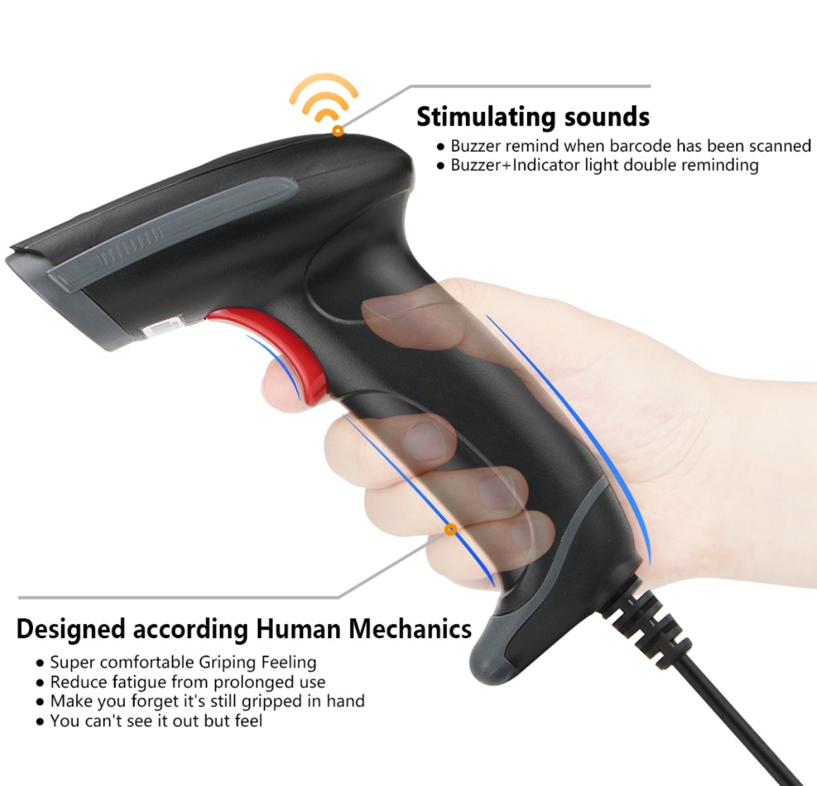 Сканер штрих кодів Heroje H289U-2770