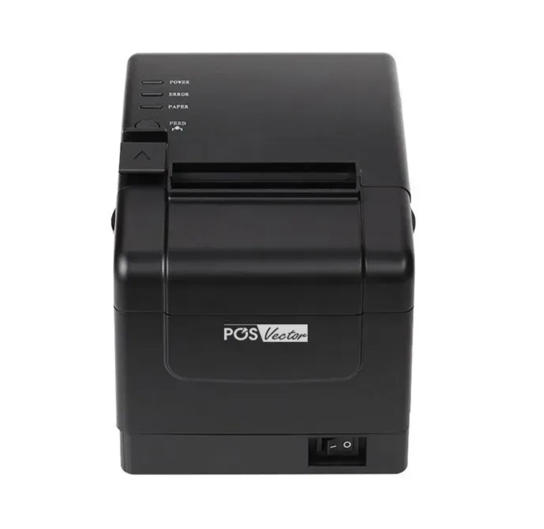 Принтер чеків чекодрук з автообрізачем POS Vector на 80 мм (USB+LAN)