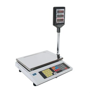 Ваги торгівельні зі стійкою покупця ВТА-60/15-5D мережеві (тм. Промприбор/Промприлад)