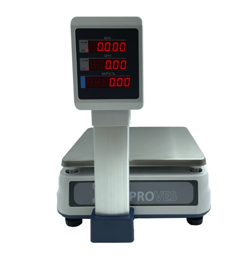 Торгові ваги ВТД-РД до 15кг з Ethernet-портом (тм. Днепровес)