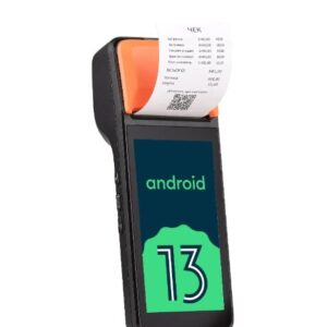 Мобільна каса “Afina” 3-в-1. POS-термінал на Android 13 + принтер чеків + сканер штрихкодів. Робота на акумуляторі до 12 годин