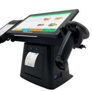 Комплексна каса SHIVA POS Windows 5-в-1. POS-термінал + вбудований принтер чеків + сканер штрихкодів + тримач + ПЗ