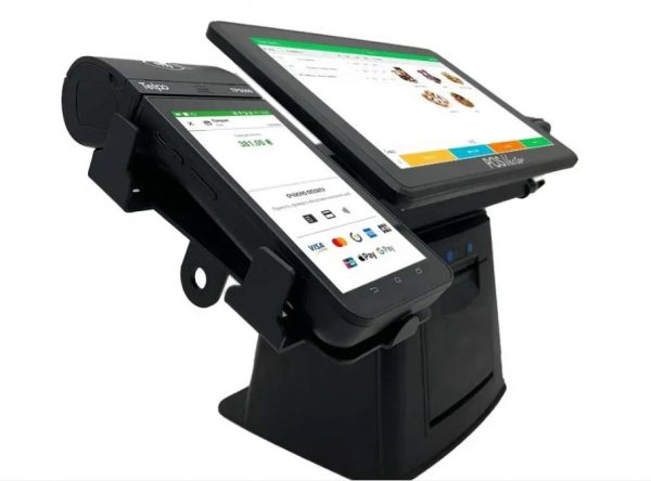 Комплексна каса SHIVA POS Windows 5-в-1. POS-термінал + вбудований принтер чеків + сканер штрихкодів + тримач + ПЗ