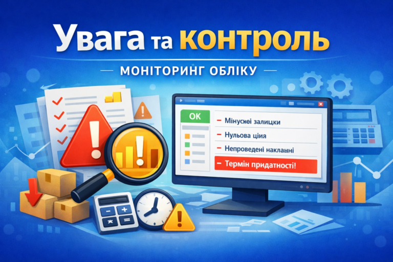 «Увага та контроль» у SaaS‑АРМ: швидка перевірка “здоров’я” обліку