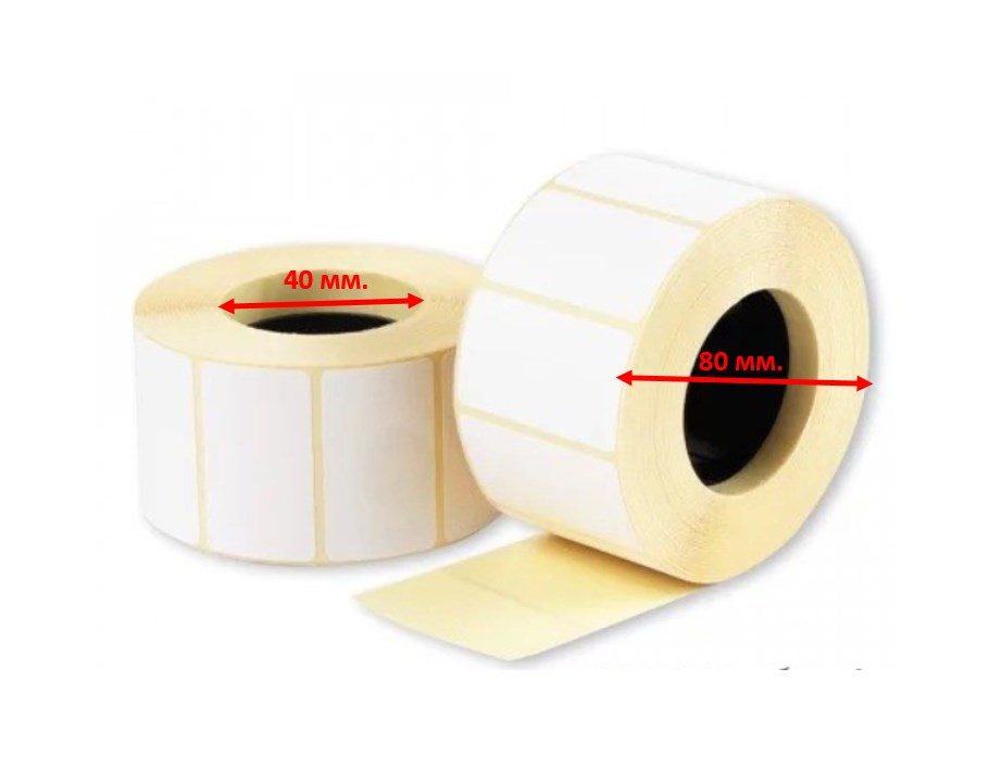 Термоетикетка 40*25 Eco (1000) широка втулка