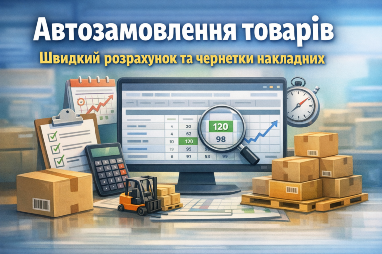Автозамовлення товарів у постачальників